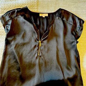 Philosophy Satin Zip Tee